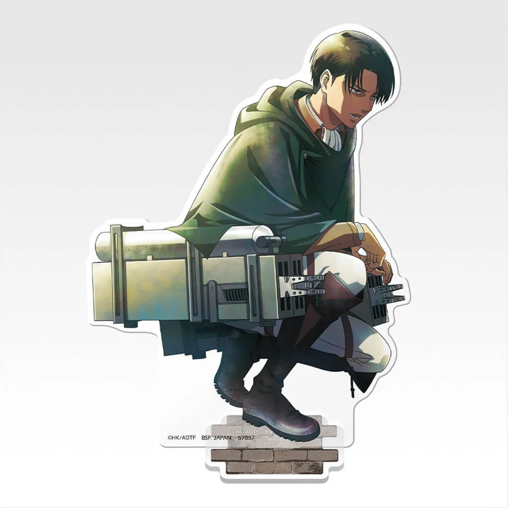 ATTACK ON TITAN ICHIBAN KUJI TAKE DOWN THE BEAST TITAN ACRÍLICO LEVI PRICE C PRECINTADO STOCK JAPÓN 5-6 sem.