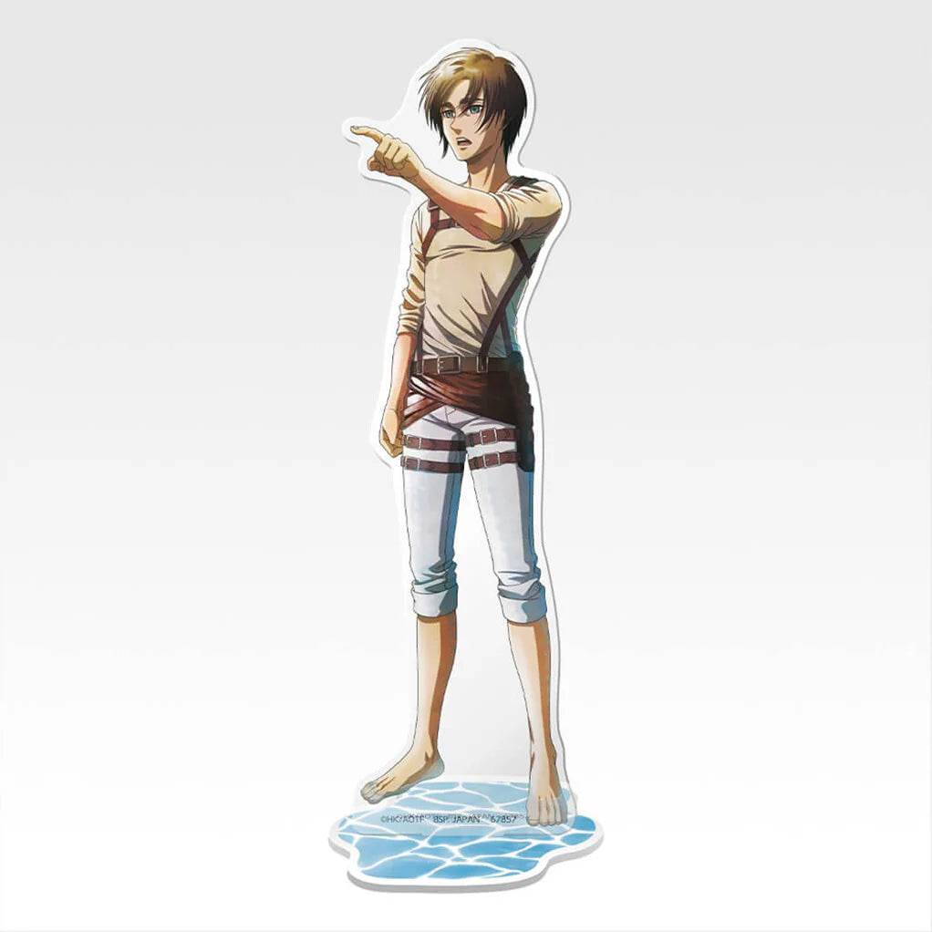 ATTACK ON TITAN ICHIBAN KUJI TAKE DOWN THE BEAST TITAN ACRÍLICO EREN YEAGER PRICE C PRECINTADO STOCK JAPÓN 5-6 sem.