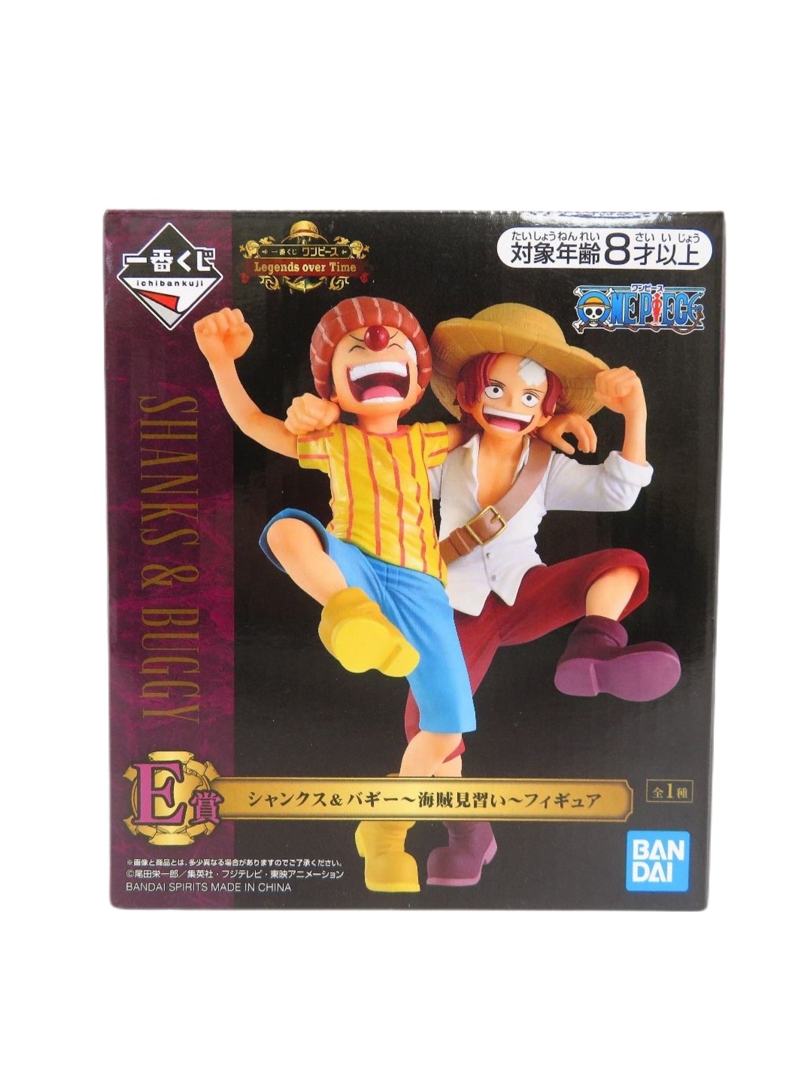 ONE PIECE FIGURA LEGENDS OVER TIME PREMIO E SHANKS & BUGGY THE GREAT LEGEND FIGURE ICHIBAN KUJI PRECINTADA PREVENTA 3-4 SEM. Ichiban Kuji Otaku Village