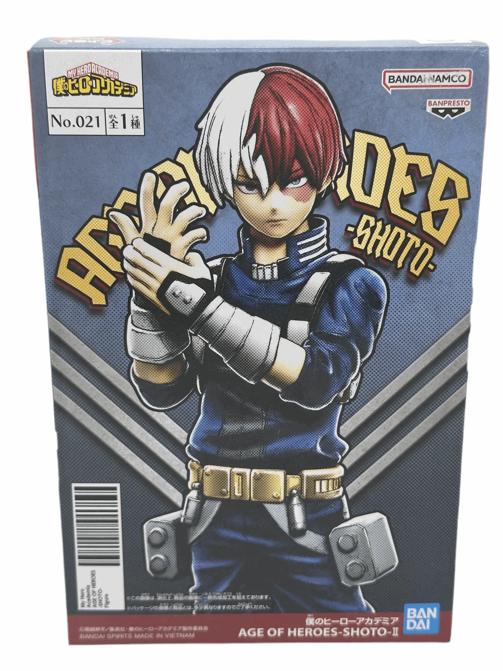 BOKO NO HERO FIGURA SHOTO TODOROKI II AGE OF HEROES COMO NUEVA