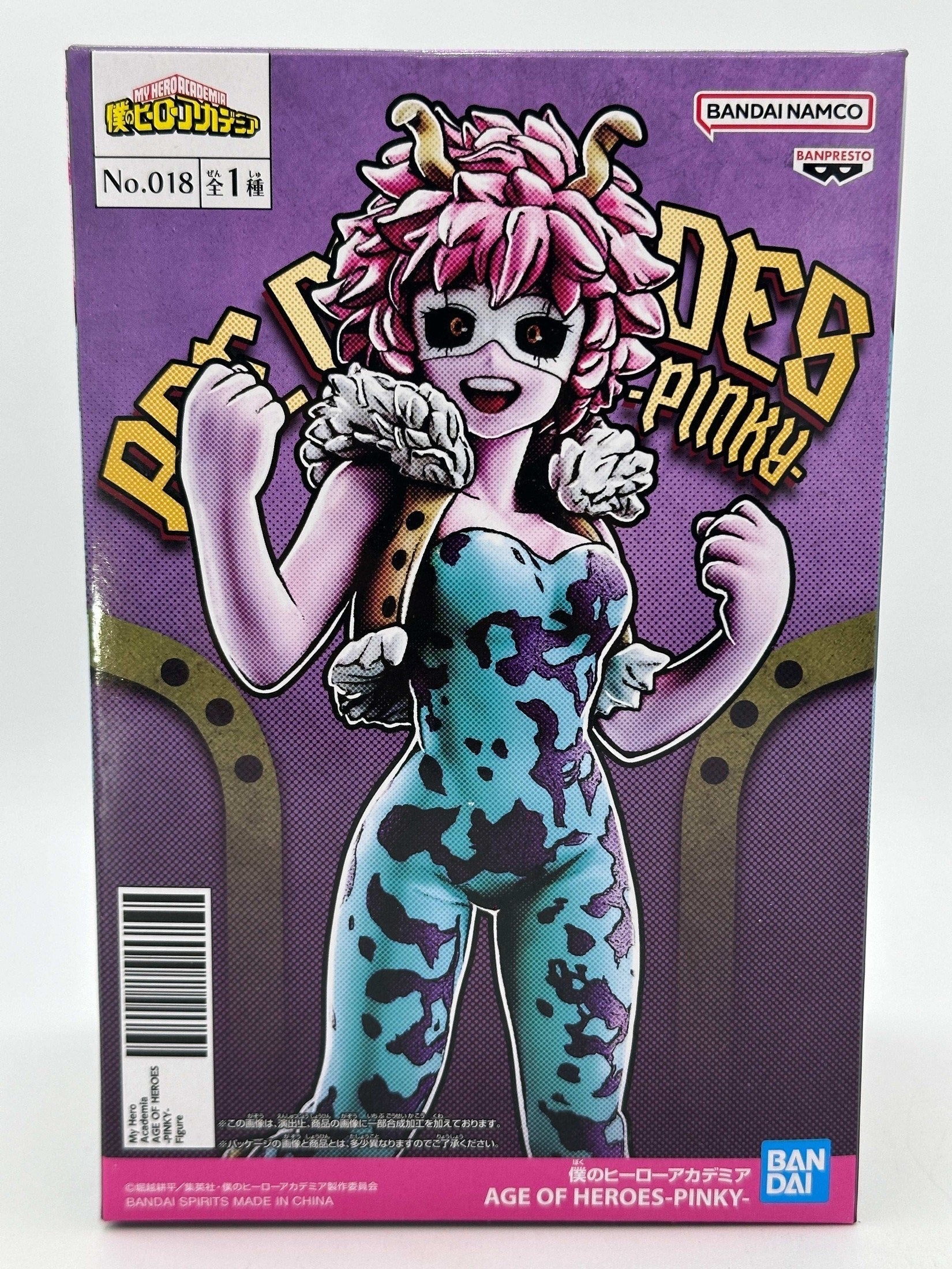 BOKU NO HERO ACADEMIA FIGURA AGE OF HEROES AGE OF HEROES PINKY MINA ASHIDO COMO NUEVA