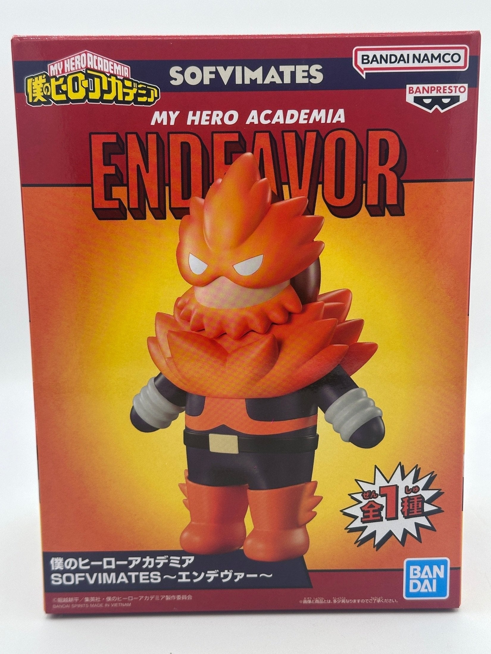 BOKU NO HERO ACADEMIA FIGURA SOFVIMATES ENDEAVOR COMO NUEVA