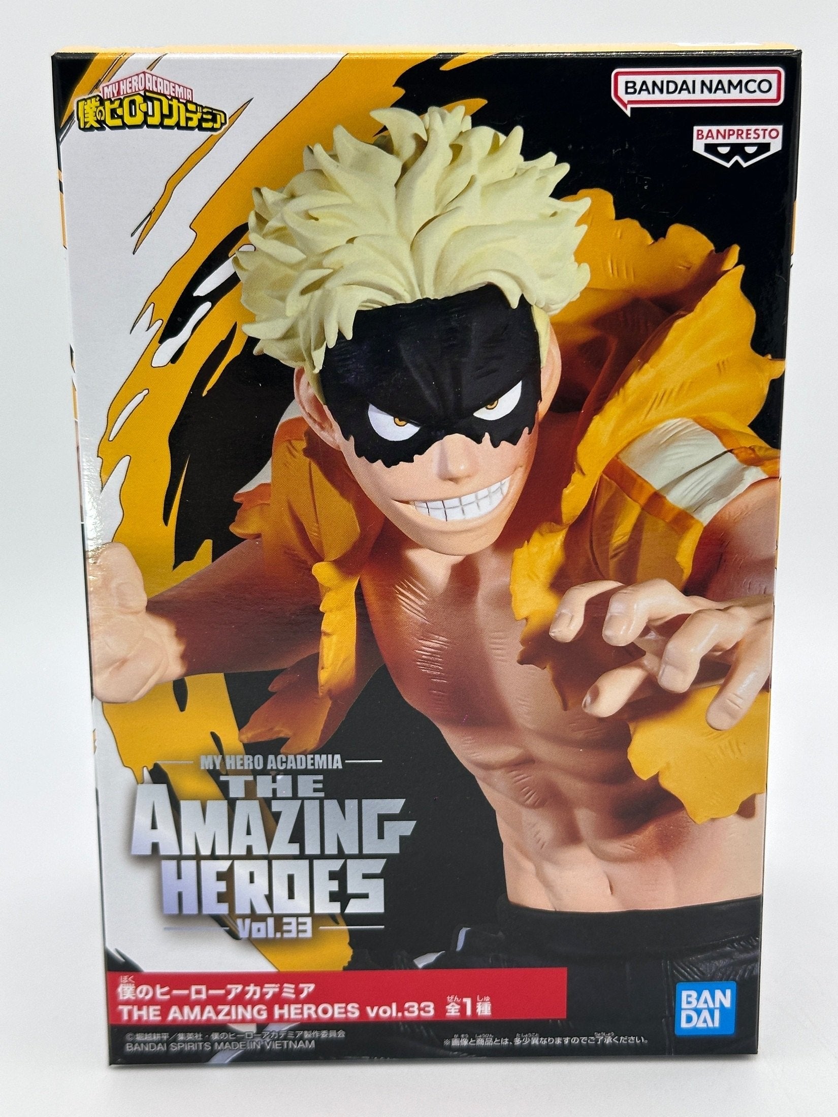BOKU NO HERO ACADEMIA FIGURA THE AMAZING HEROES VOL. 33 TAISHIRO TOYOMITSU COMO NUEVA