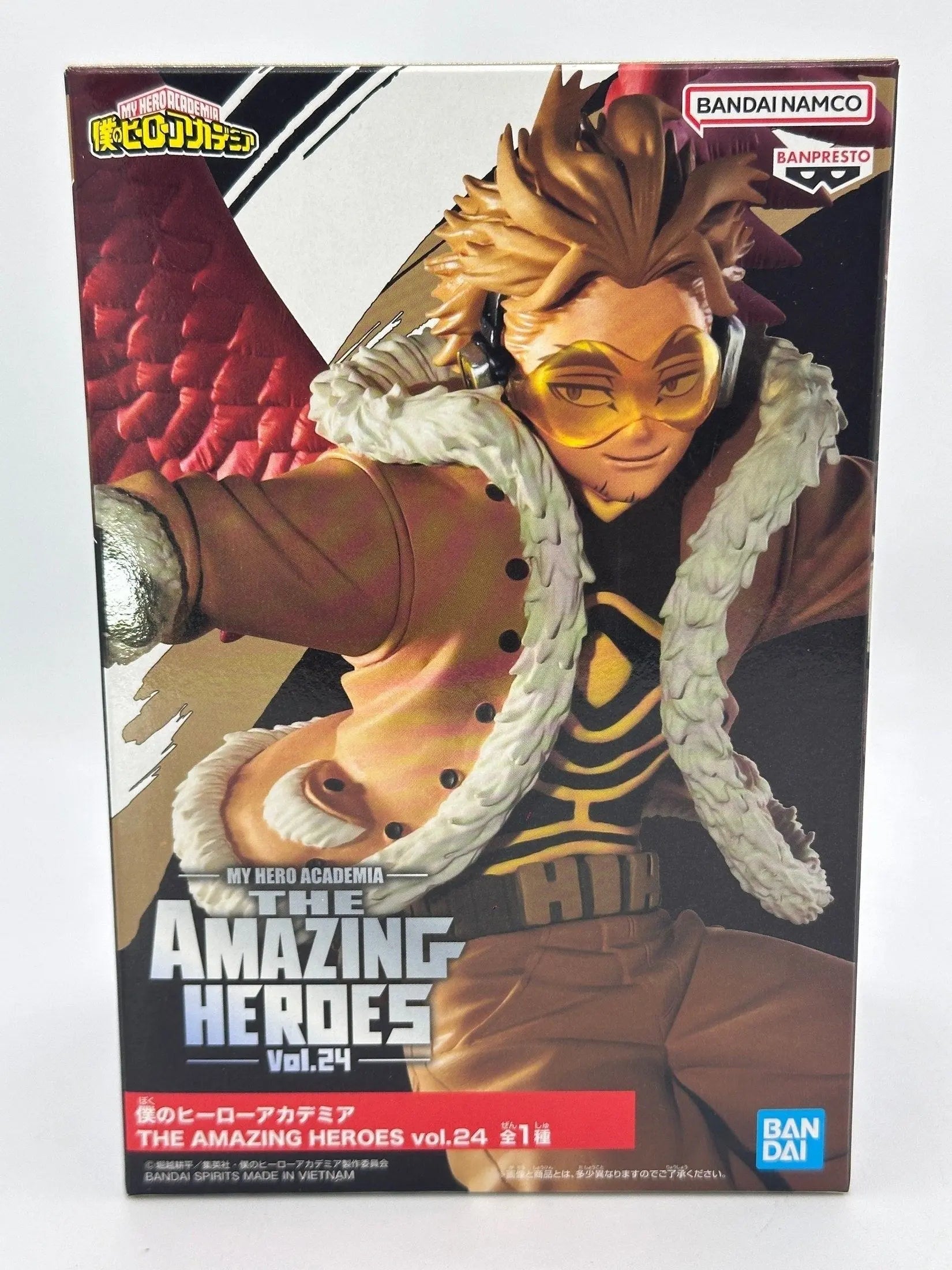 BOKU NO HERO FIGURA HAWKS VOL. 24 BANPRESTO COMO NUEVA