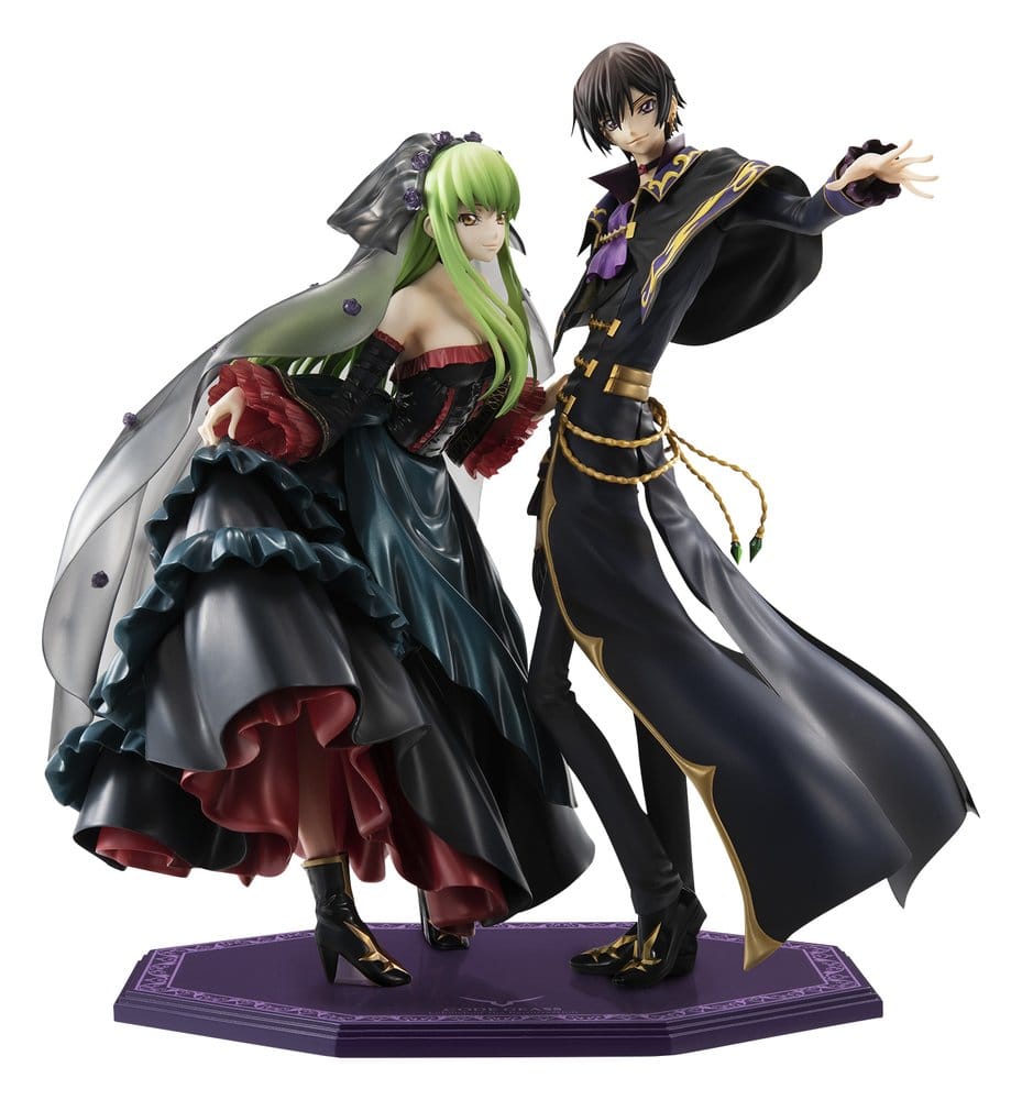 CODE GEASS: LELOUCH OF THE REBELLION PACK DE 2 SERIE G.E.M. PRECIOUS ESTATUA L.L. & C.C. 20TH ANNIVERSARY