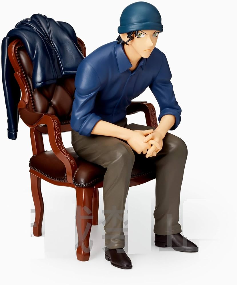 DETECTIVE CONAN SEGA SHUICHI AKAI CHAIR FIGURE MUY BUEN ESTADO