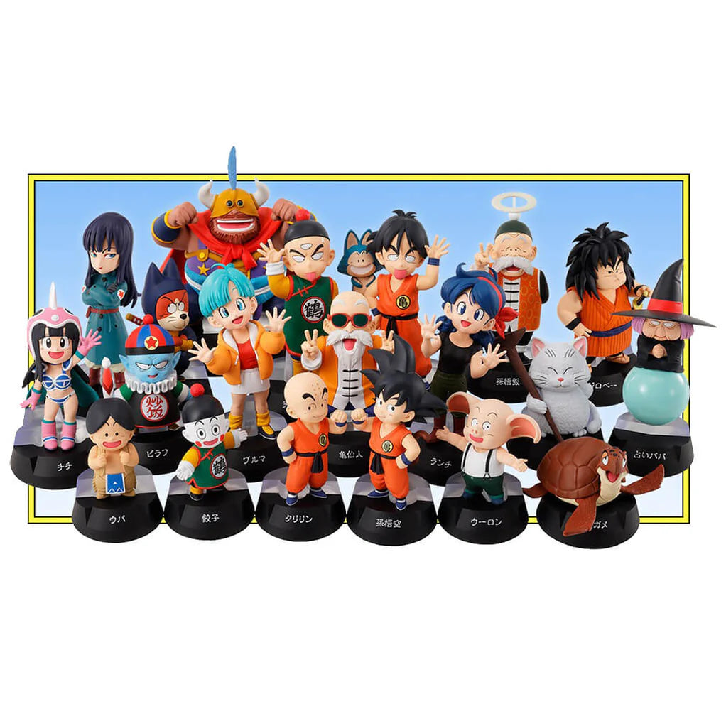 DRAGON BALL ASSEMBLE COLLECTION SON GOKU'S CHILDHOOD FULL SET 20 PCS PRECINTADA PREVENTA 3-4 SEM.