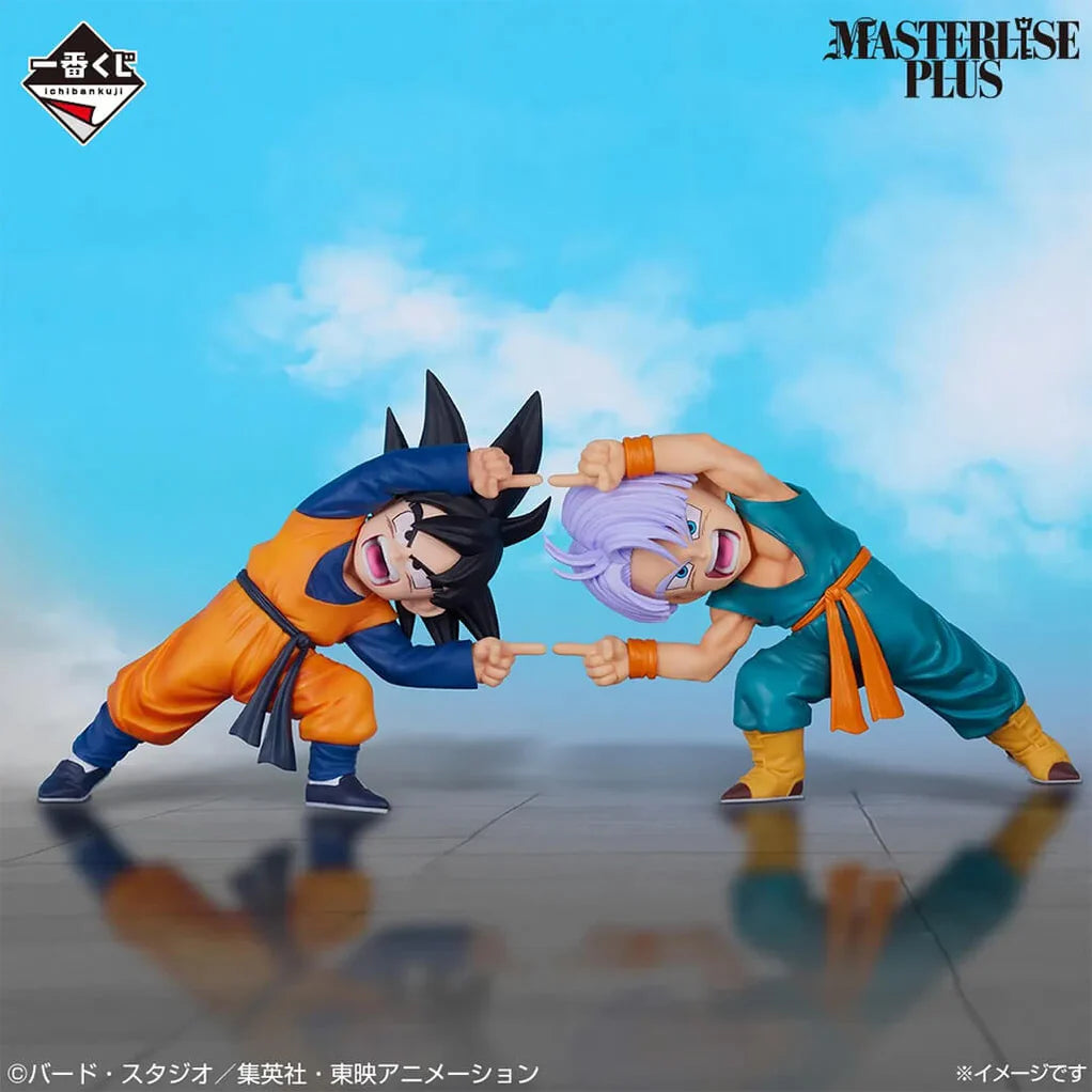 DRAGON BALL BATTLE OF THE SUPER SAIYAN FIGURAS SON GOTEN & TRUNKS PRIZE D ICHIBAN KUJI