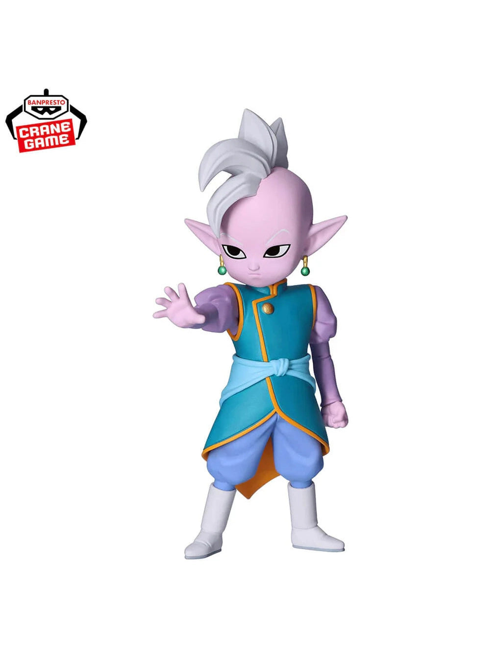 DRAGON BALL DAIMA FIGURA KAIO SHIN WITH PANEL COMO NUEVA