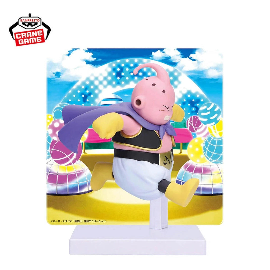 DRAGON BALL DAIMA FIGURA MAJIN BUU WITH PANEL COMO NUEVA