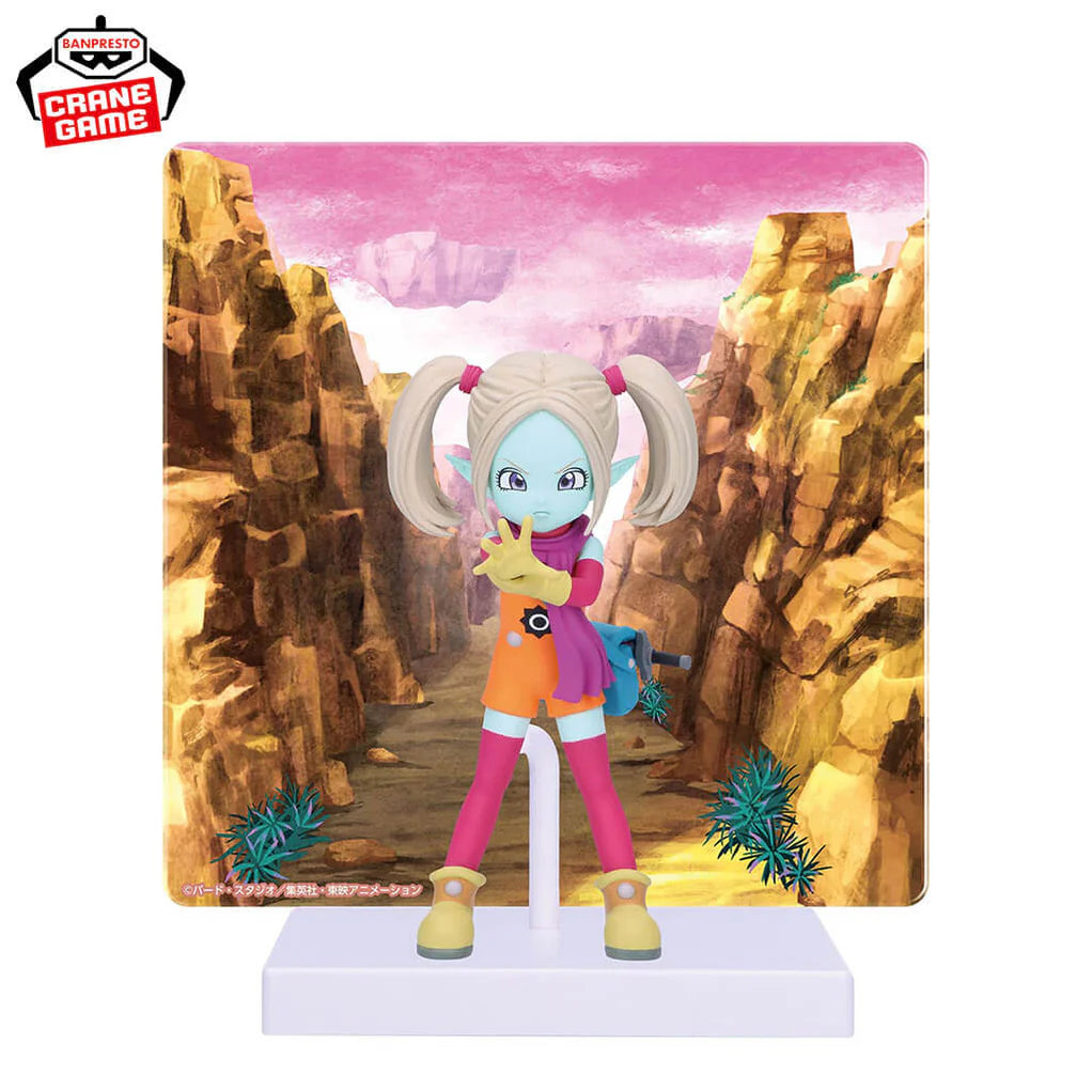 DRAGON BALL DAIMA FIGURA PANZY FIGURA CON PANEL COMO NUEVA PREVENTA 3-4 SEM.
