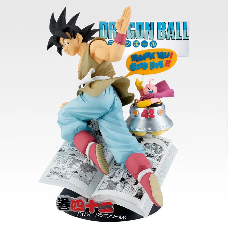 DRAGON BALL FIGURA BALL 40th PARTE 1 PREMIO B GOKU VIÑETAS COMIC ICHIBAN KUJI PRECINTADA STOCK JAPÓN 5-6 sem.