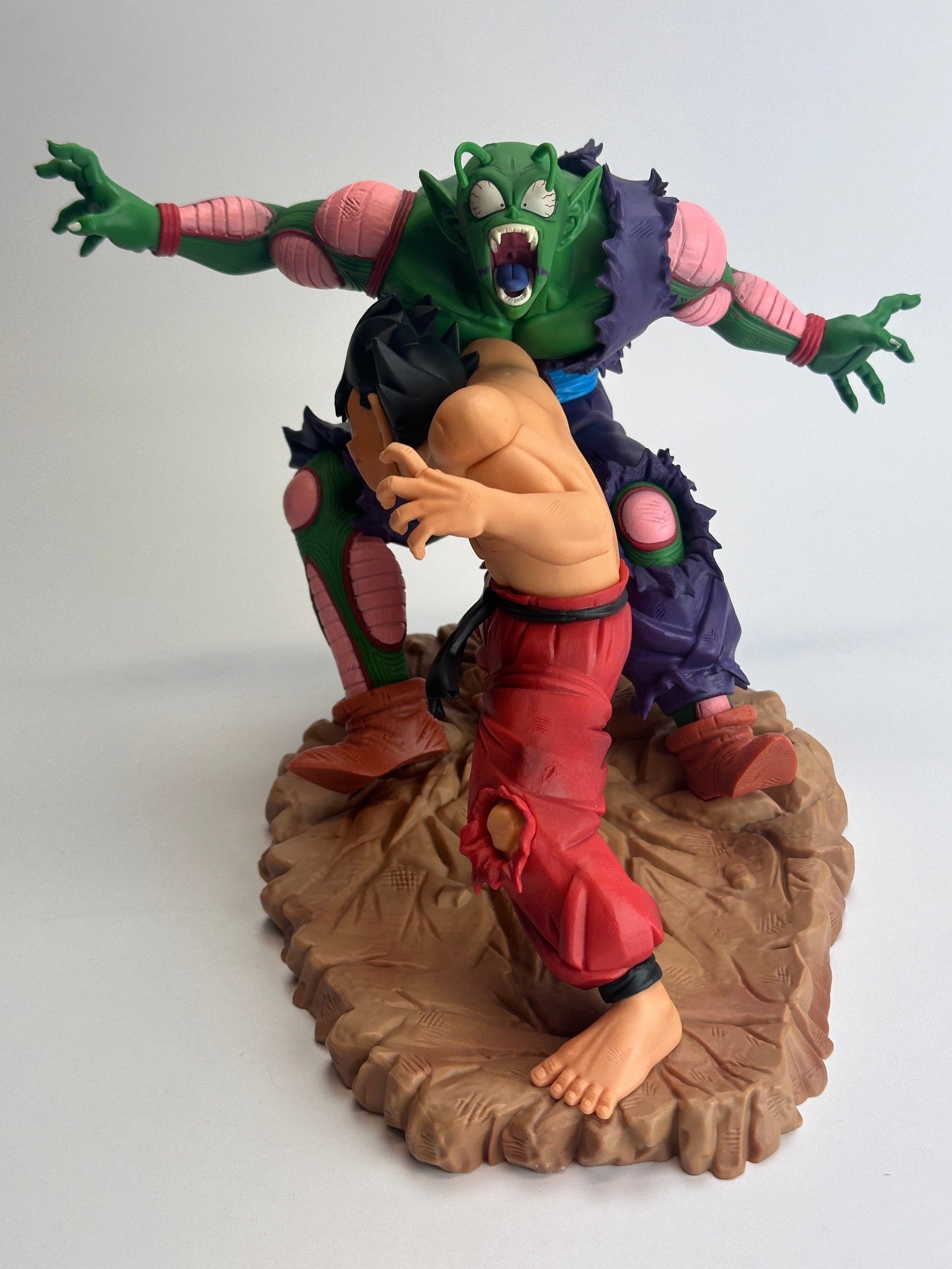 DRAGON BALL FIGURA DRAGON HISTORY PREMIO A PICCOLO VS SON GOKU REVIBLE MOMENT ICHIBAN KUJI MUY BUEN ESTADO