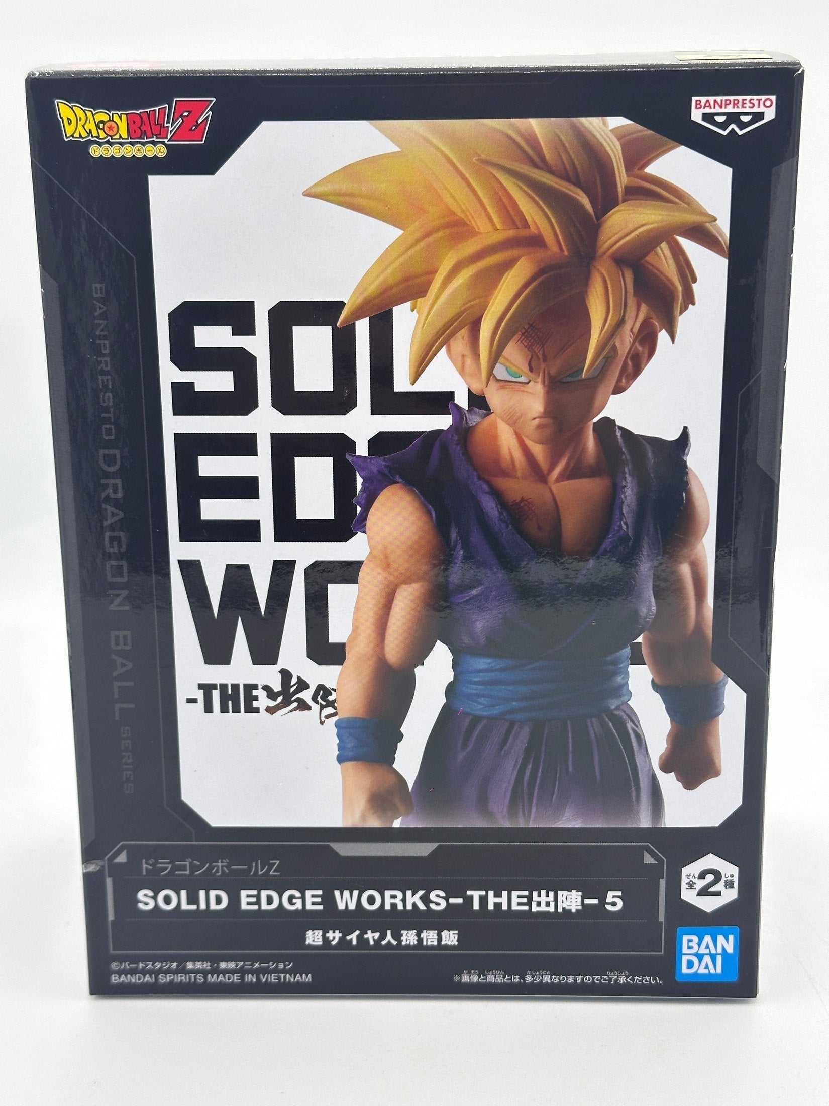 DRAGON BALL FIGURA GOHAN SUPER SAIYAN SOLID EDGE WORKS COMO NUEVA