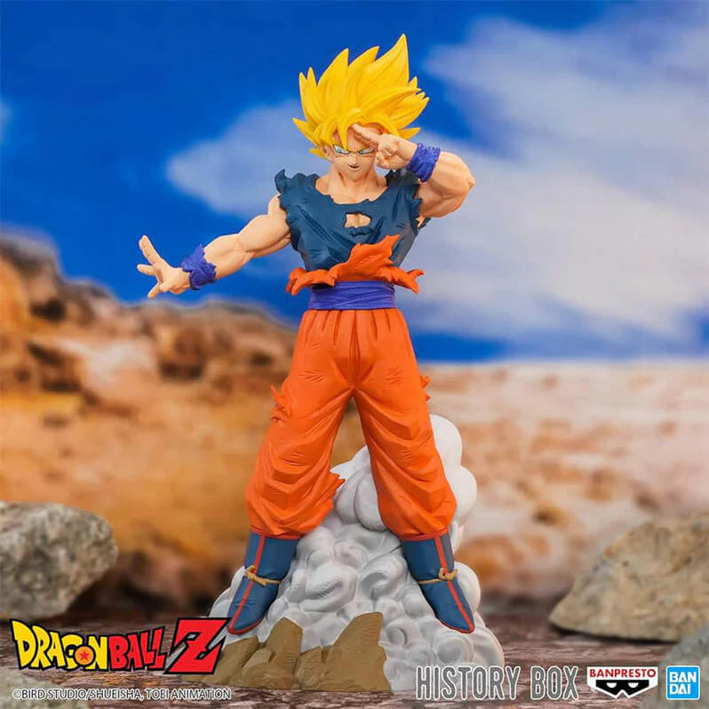 DRAGON BALL FIGURA SON GOKU SSJ HISTORY BOX VOL.9 COMO NUEVA PREVENTA 3-4 SEM.