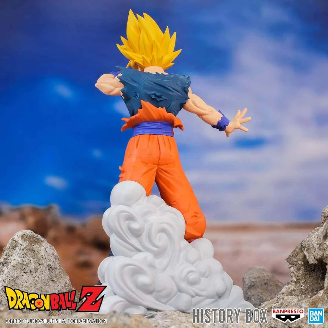 DRAGON BALL FIGURA SON GOKU SSJ HISTORY BOX VOL.9 COMO NUEVA PREVENTA 3-4 SEM.