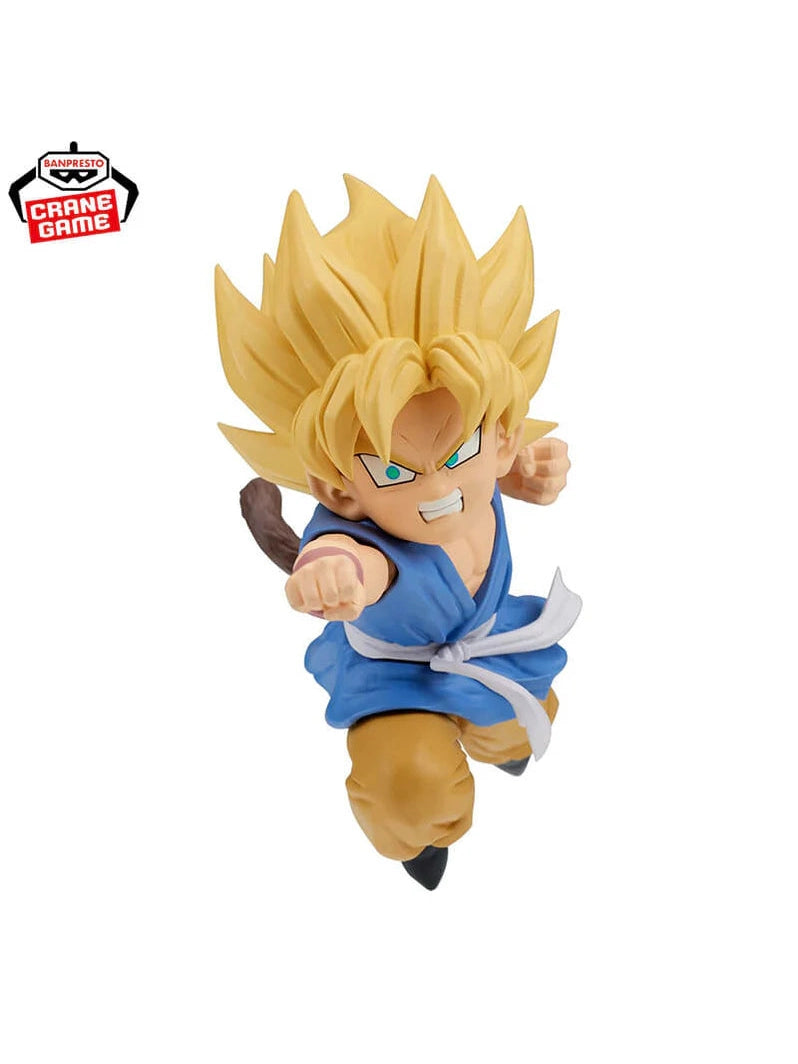 DRAGON BALL GT FIGURA GOKU SUPER SAIYAN VS SUPER #17 DRAGON BALL GT MATCH MAKERS COMO NUEVA