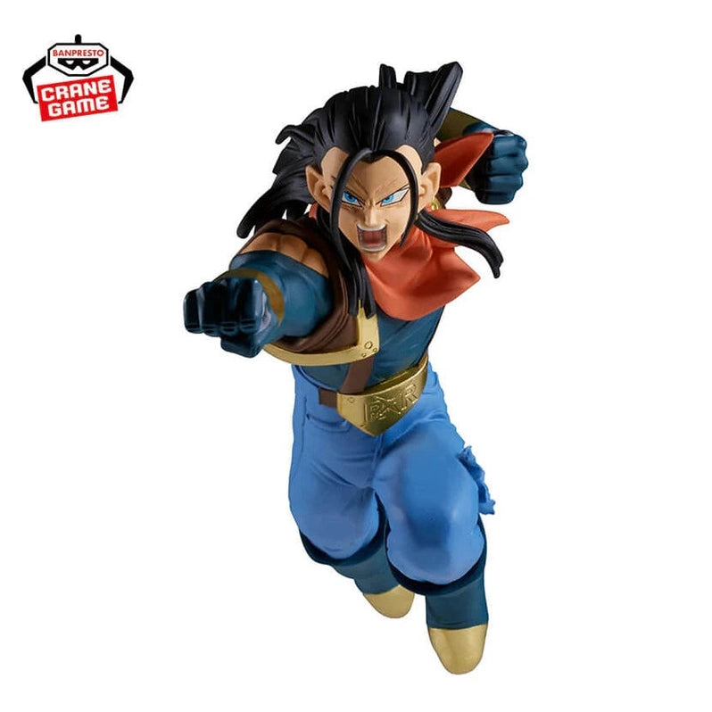 DRAGON BALL GT FIGURA SUPER 17 MATCH MAKERS BRANPRESTO COMO NUEVA PREVENTA 3-4 sem.