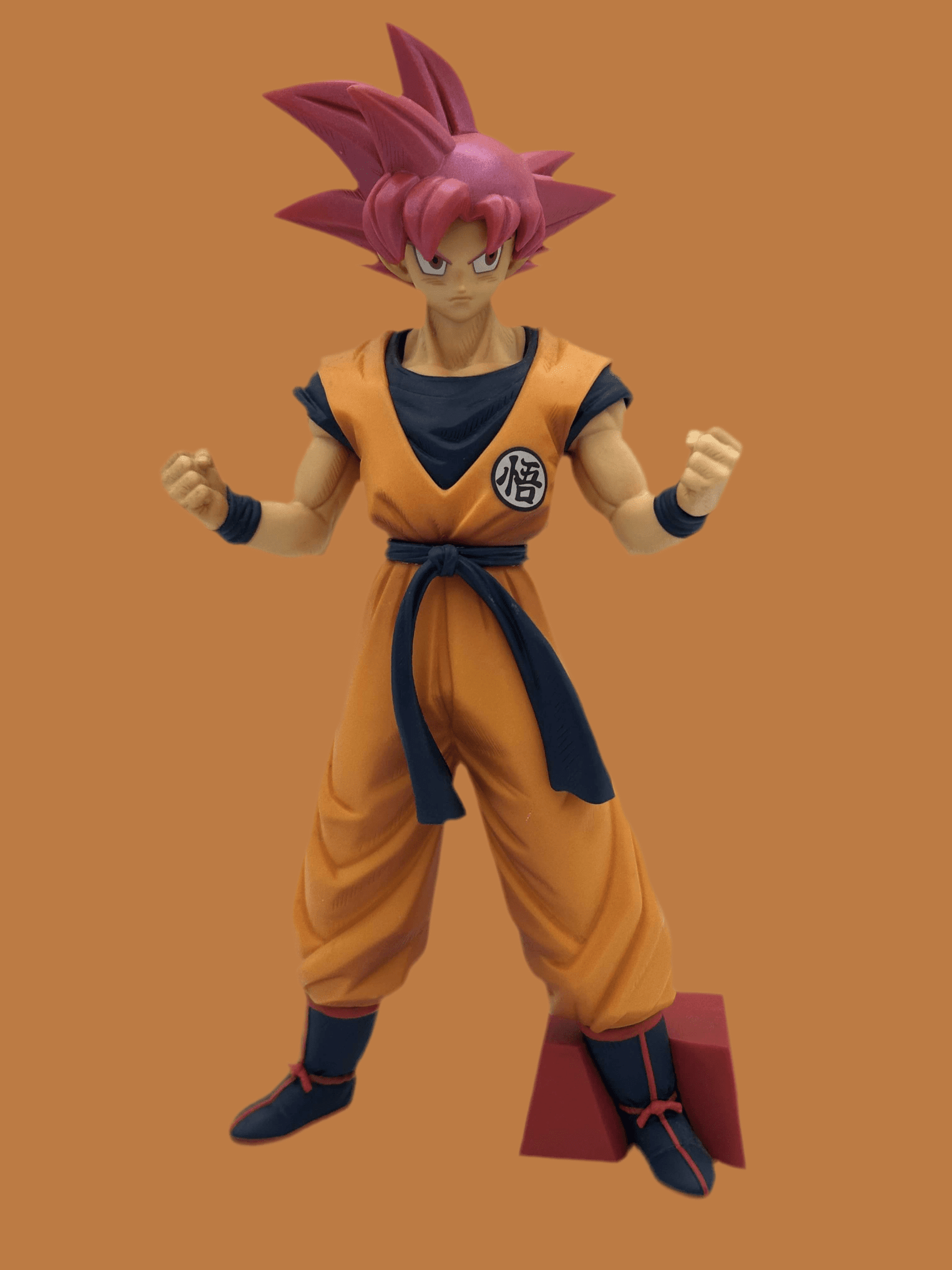 DRAGON BALL SUPER FIGURA BANPRESTO DRAGON BALL SUPER THE MOVIE CHOKOKU BUYUDEN SUPER SAIYAN GOD SON GOKU MUY BUEN ESTADO