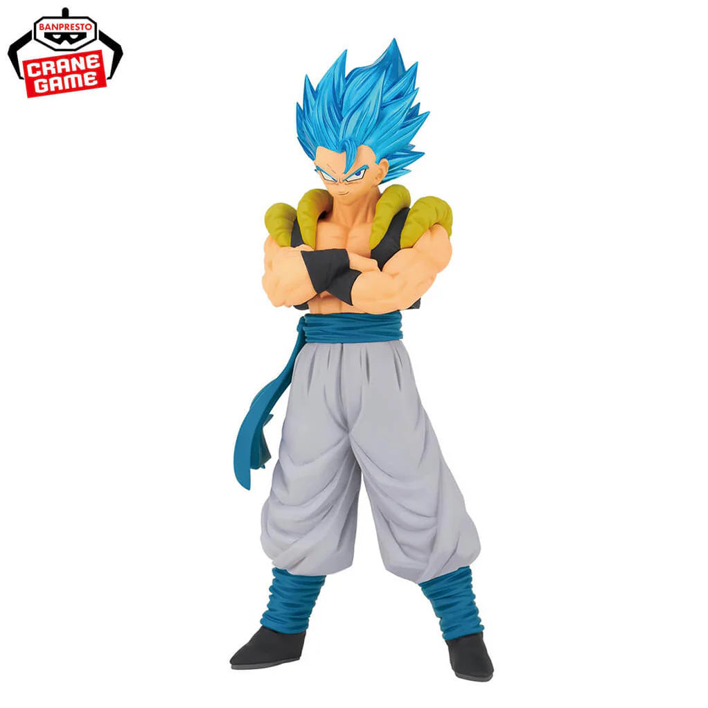 DRAGON BALL SUPER FIGURA GOGETA SSJ BLUE BLOOD OF SAIYANS ESPECIAL XVIII COMO NUEVA PREVENTA