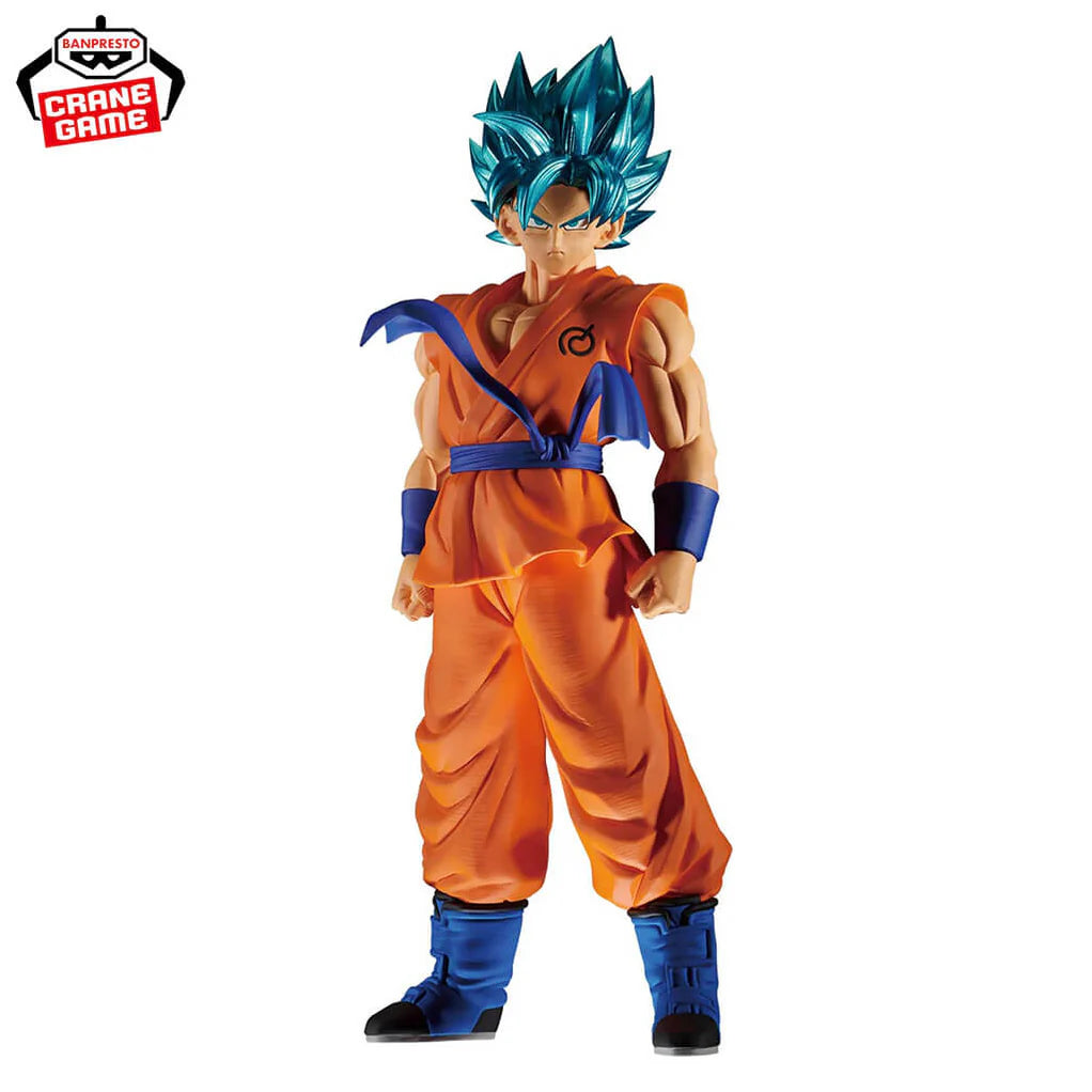 DRAGON BALL SUPER FIGURA GOKU SSJ BLUE BLOOD OF SAIYANS COMO NUEVA PREVENTA 3-4 SEM.