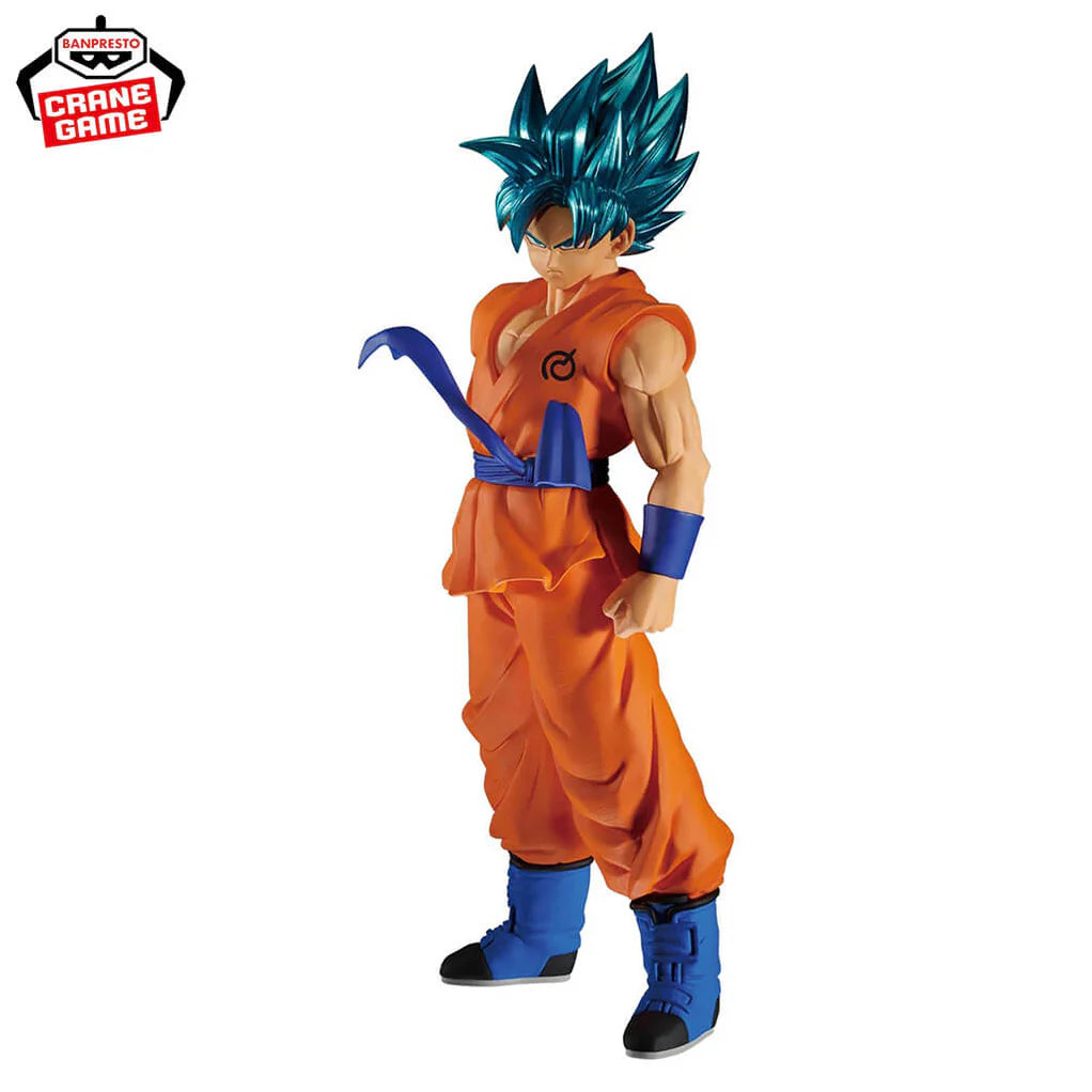 DRAGON BALL SUPER FIGURA GOKU SSJ BLUE BLOOD OF SAIYANS COMO NUEVA PREVENTA 3-4 SEM.