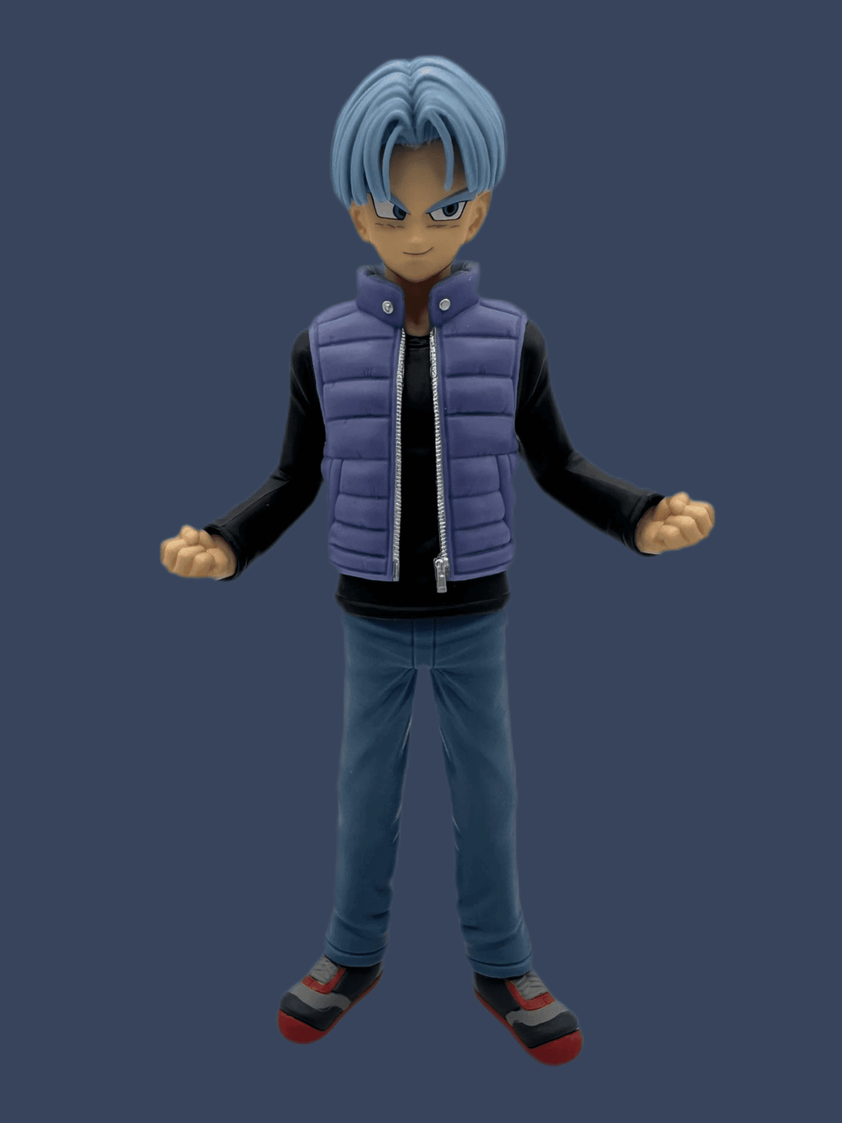 DRAGON BALL SUPER FIGURA TRUNKS DRAGON BALL SUPER: SUPER HERO DXF COMO NUEVA