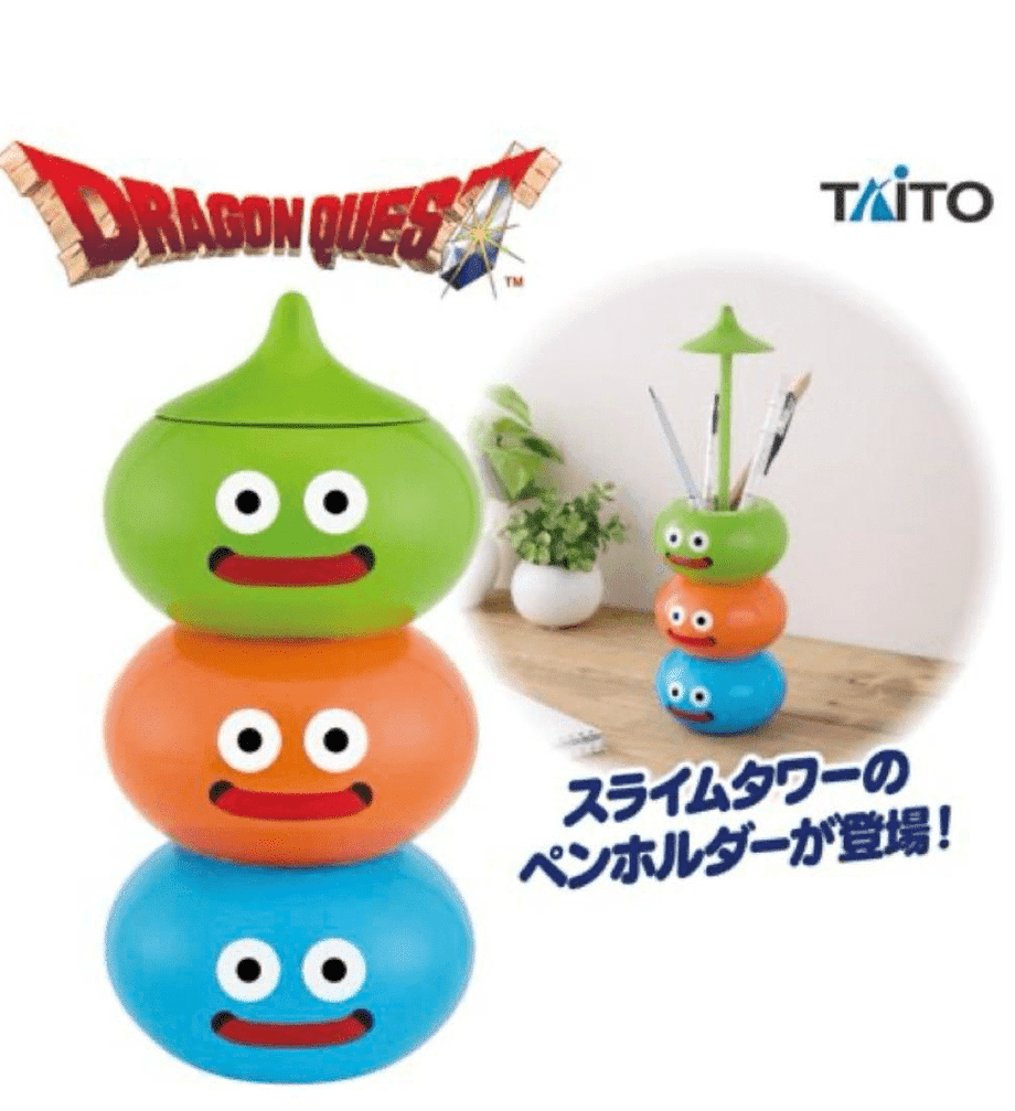 DRAGON QUEST AM SLIME TOWER PEN HOLDER COMO NUEVA