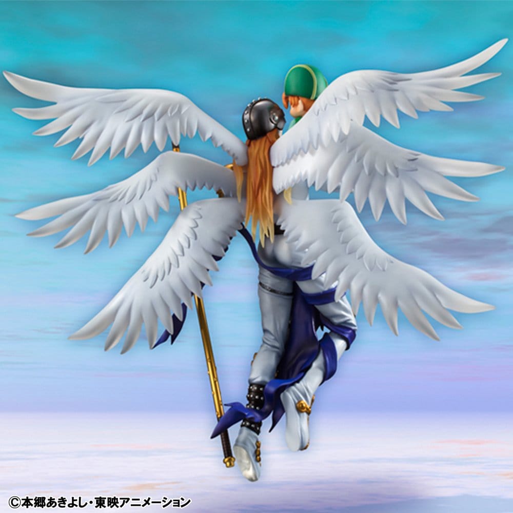 DIGIMON ADVENTURE G.E.M. SERIES FIGURA PVC ANGEMON & TAKERU TAKAISHI