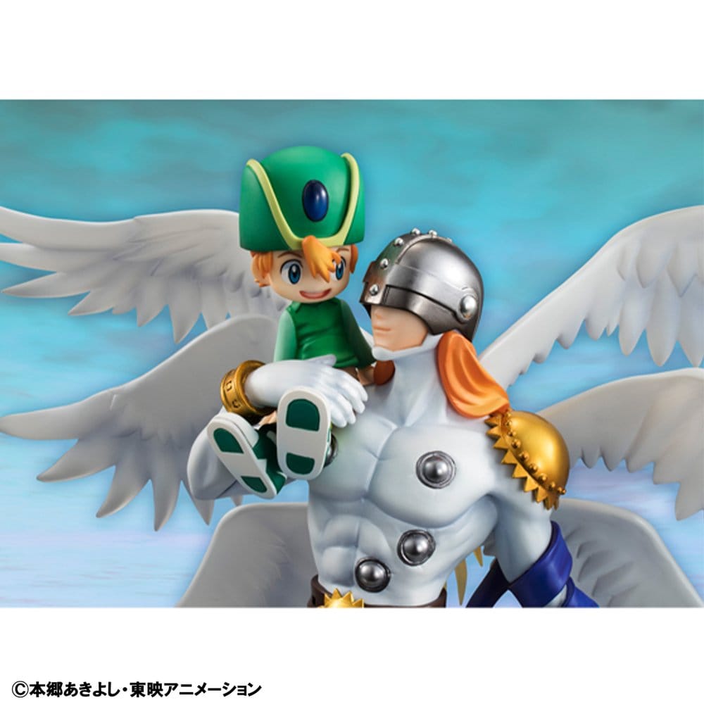 DIGIMON ADVENTURE G.E.M. SERIES FIGURA PVC ANGEMON & TAKERU TAKAISHI