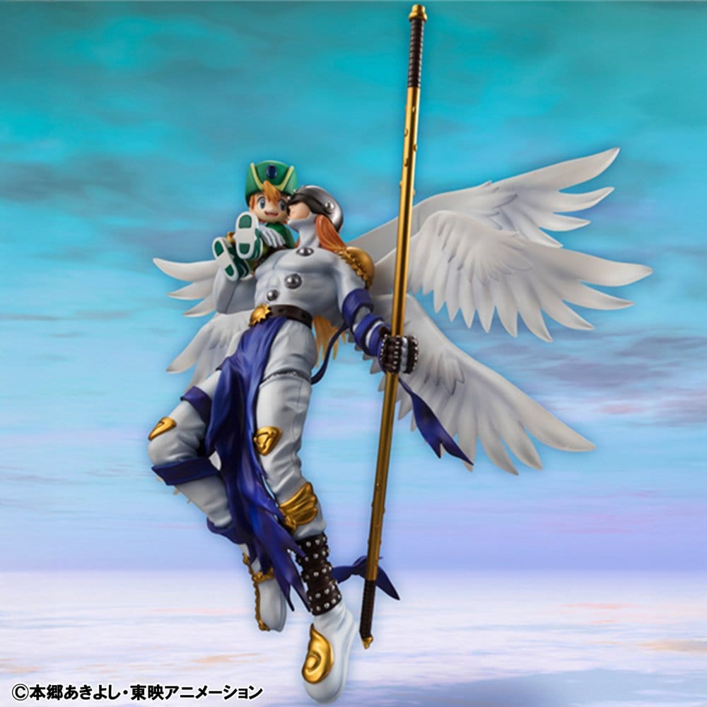 DIGIMON ADVENTURE G.E.M. SERIES FIGURA PVC ANGEMON & TAKERU TAKAISHI