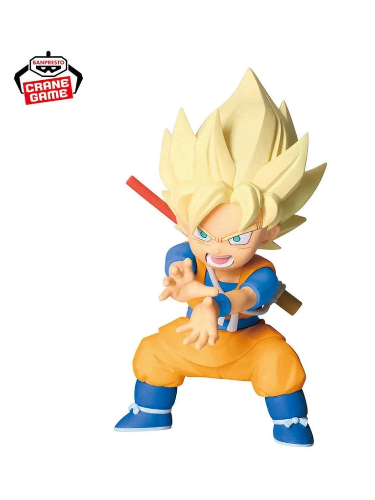 DRAGON BALL DAIMA FIGURA GOKU SUPER SAIYAN WITH PANEL COMO NUEVA