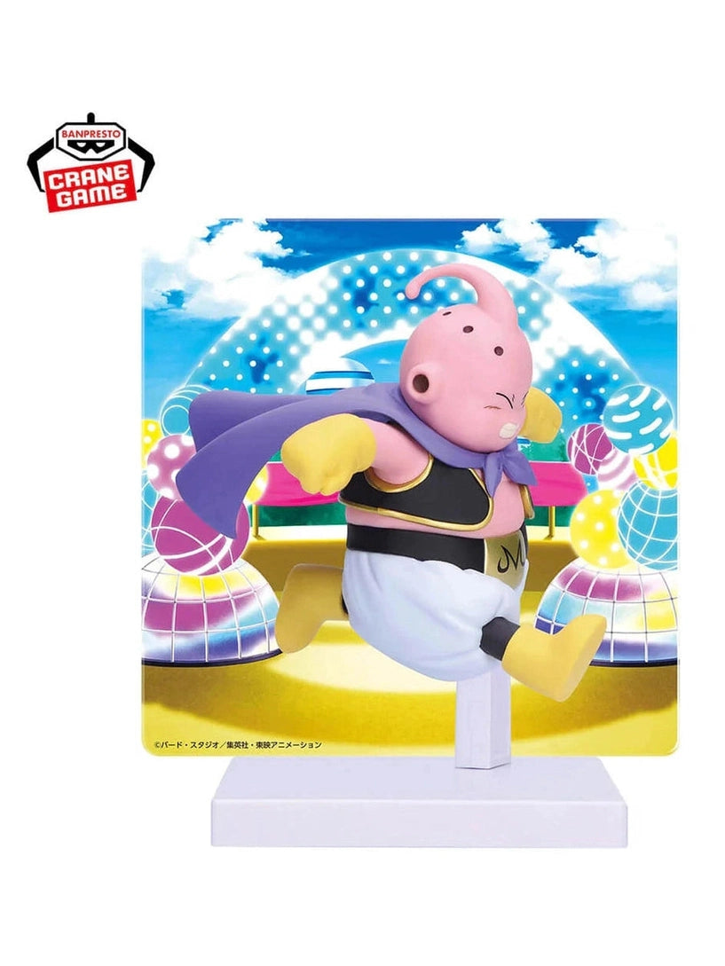 DRAGON BALL DAIMA FIGURA MAJIN BUU WITH PANEL COMO NUEVA