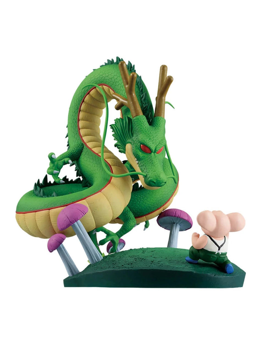 DRAGON BALL FIGURA DRAGON HISTORY II PREMIO B OOLONG Y SHENRON REVIBLE MOMENT ICHIBAN KUJI PRECINTADA STOCK JAPÓN 5-6 sem.