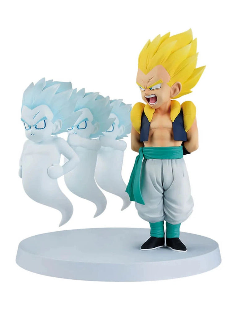 DRAGON BALL FIGURA DRAGON HISTORY II PREMIO D GOTENKS SSJ GOSHT REVIBLE MOMENT ICHIBAN KUJI PRECINTADA STOCK JAPÓN 5-6 sem.