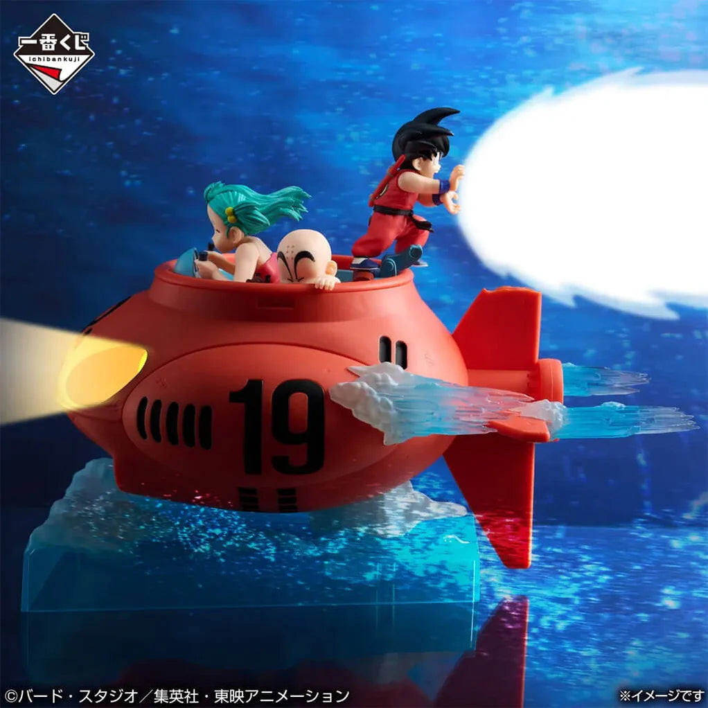 Dragon Ball Figura EX Showdown Red Ribbon Army Son Goku Bulma Krillin Submarine Prize D-Ichiban Kuji-Otaku Village