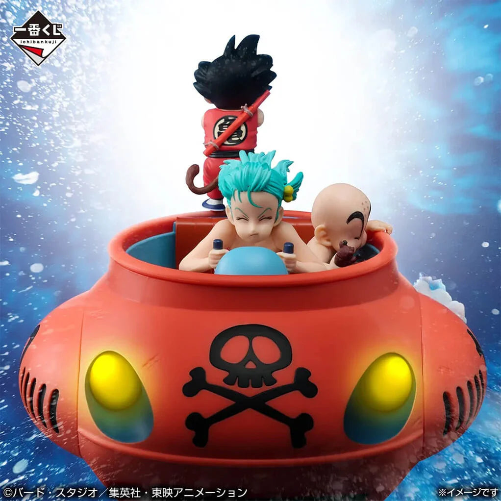 Dragon Ball Figura EX Showdown Red Ribbon Army Son Goku Bulma Krillin Submarine Prize D-Ichiban Kuji-Otaku Village