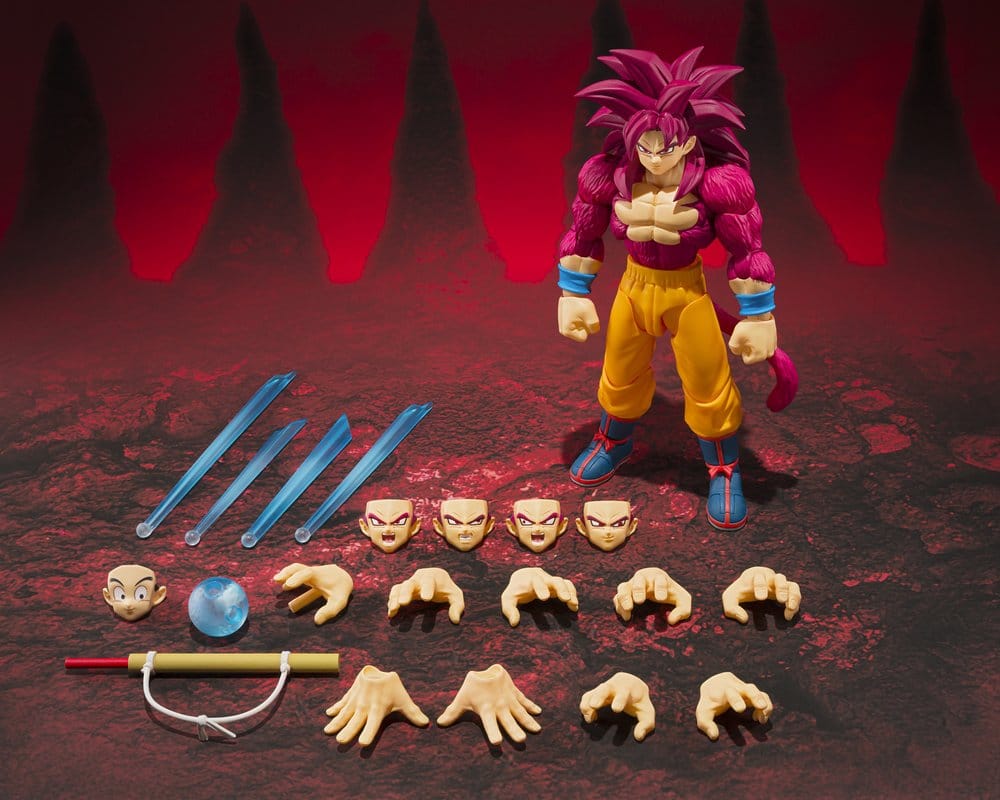 DRAGON BALL FIGURA S.H. FIGUARTS SUPER SAIYAN 4 SON GOKU DAIMA
