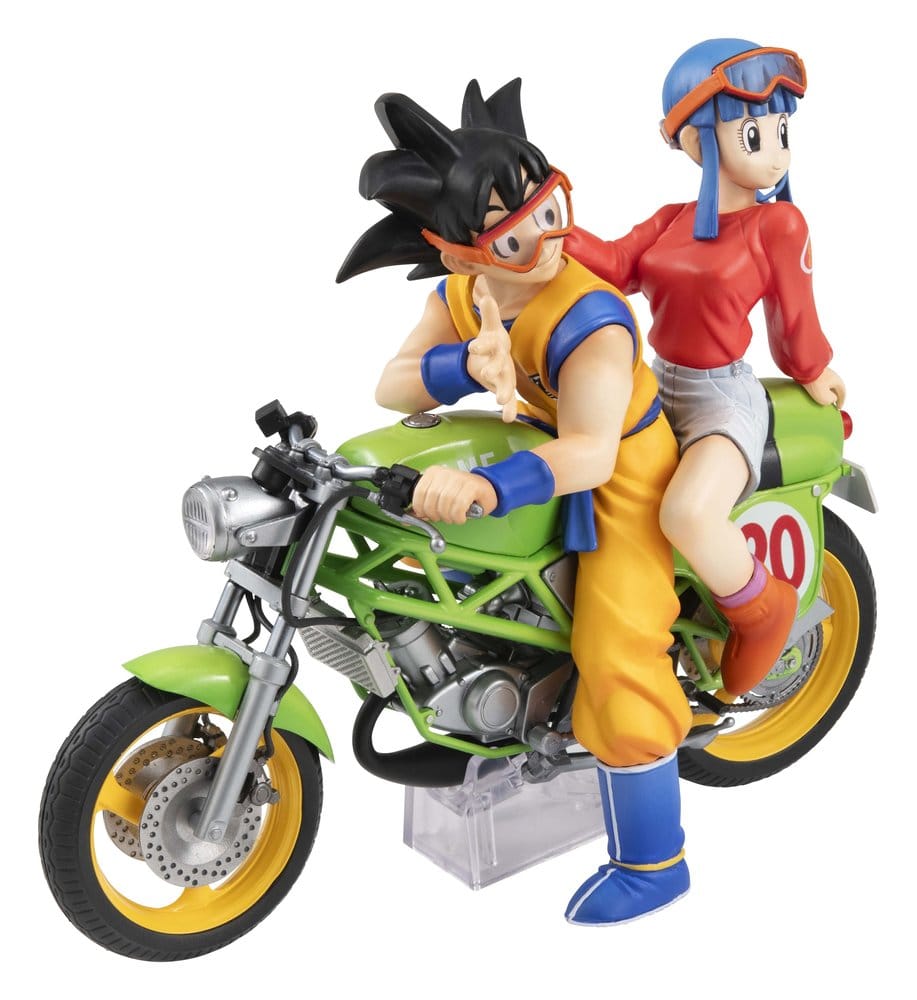 DRAGON BALL Z FIGURA PVC DESKTOP REAL MCCOY 05 SON GOKU & BULMA LIMITED REPEAT VER.