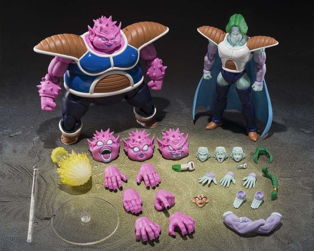 DRAGON BALL Z FIGURA S.H. FIGUARTS DODORIA & ZARBON BARDOCK THE FATHER OF GOKU
