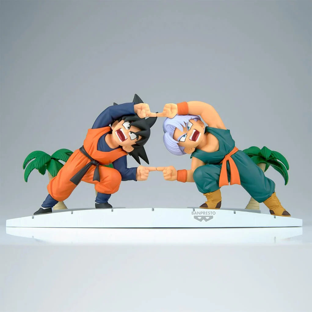 DRAGON BALL Z FIGURA SON GOTEN & TRUNKS HISTORY BOX