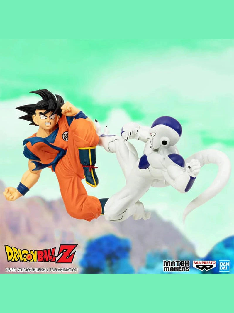 DRAGON BALL Z SON GOKU VS FREEZER MATCH MAKERS BANPRESTO COMO NUEVA