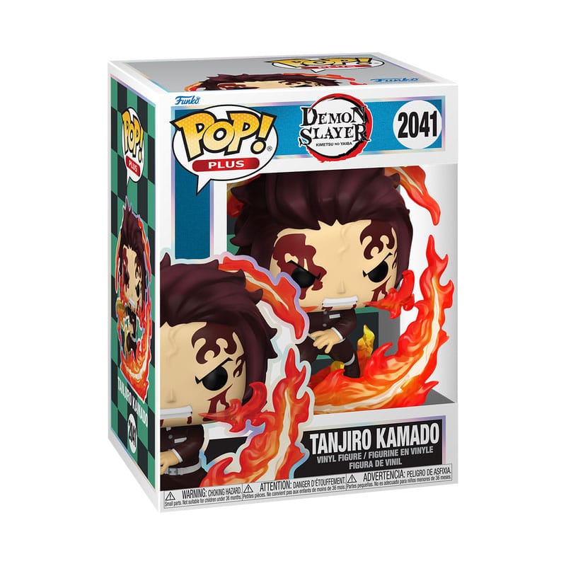 EMON SLAYER: KIMETSU NO YAIBA POP! PLUS VINYL FIGURA TANJIRO DANCING FLASH