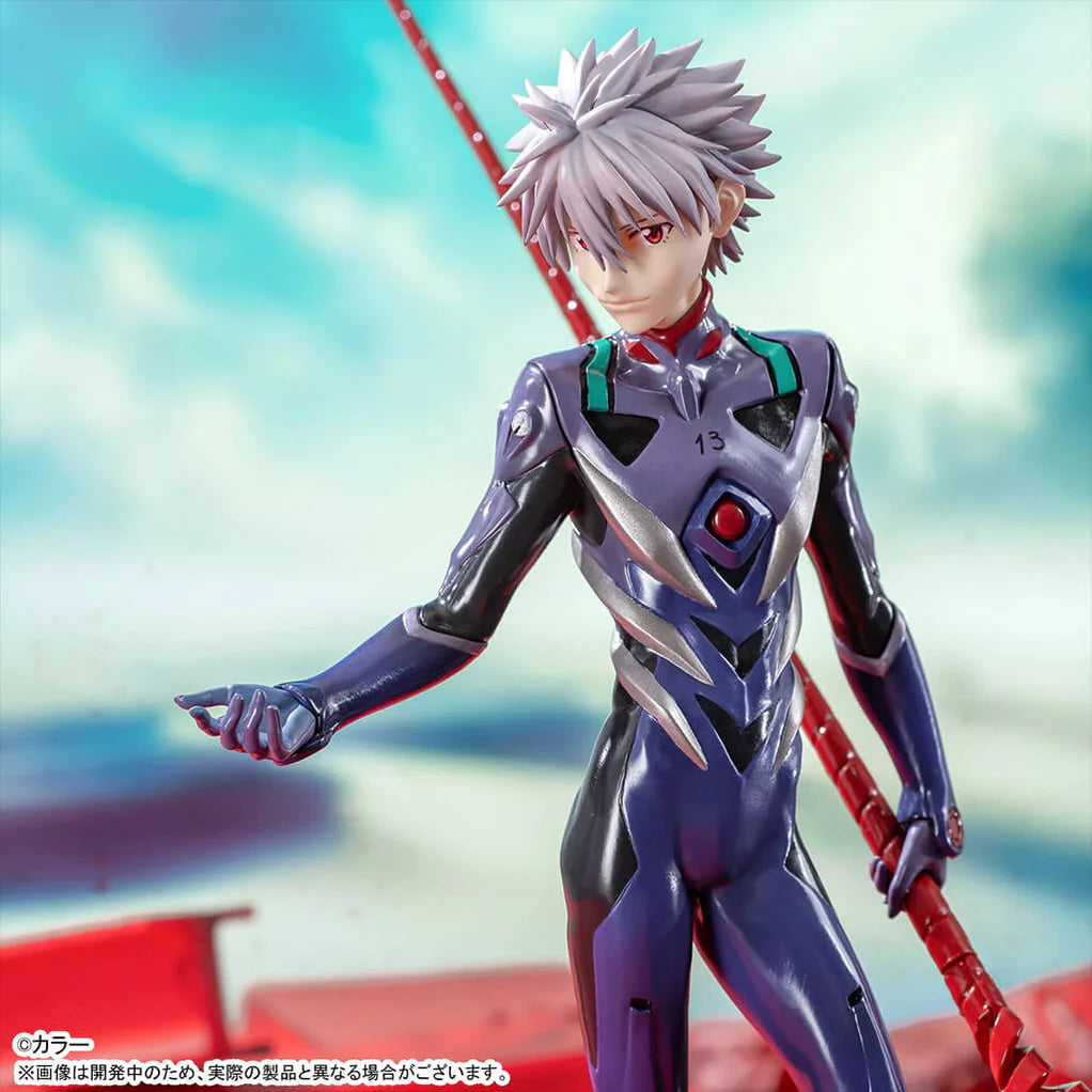 EVANGELION FIGURA NAGISA KAWORU SPEAR OF LONGINUS VER. LUMINASTA