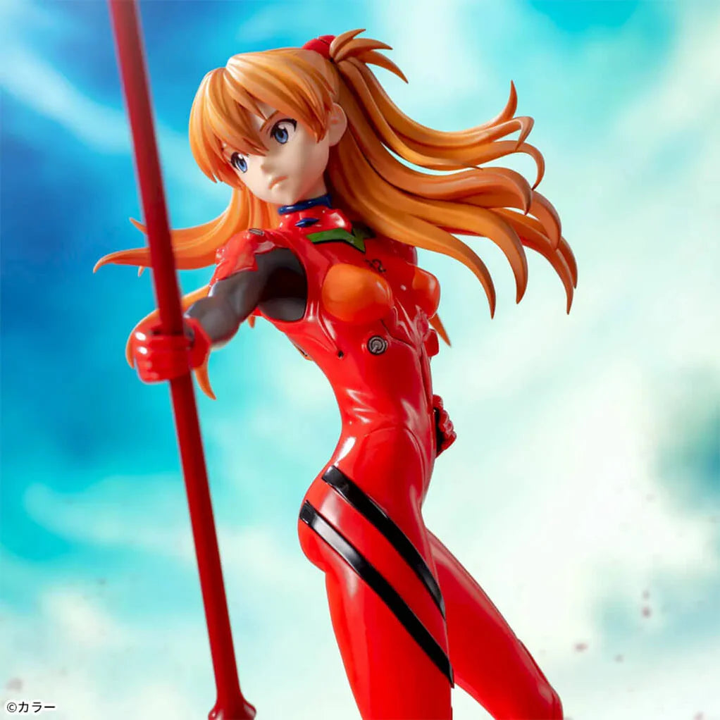 EVANGELION FIGURA SHIKINAMI ASUKA LANGLEY SPEAR OF CASSIUS VER. LUMINASTA