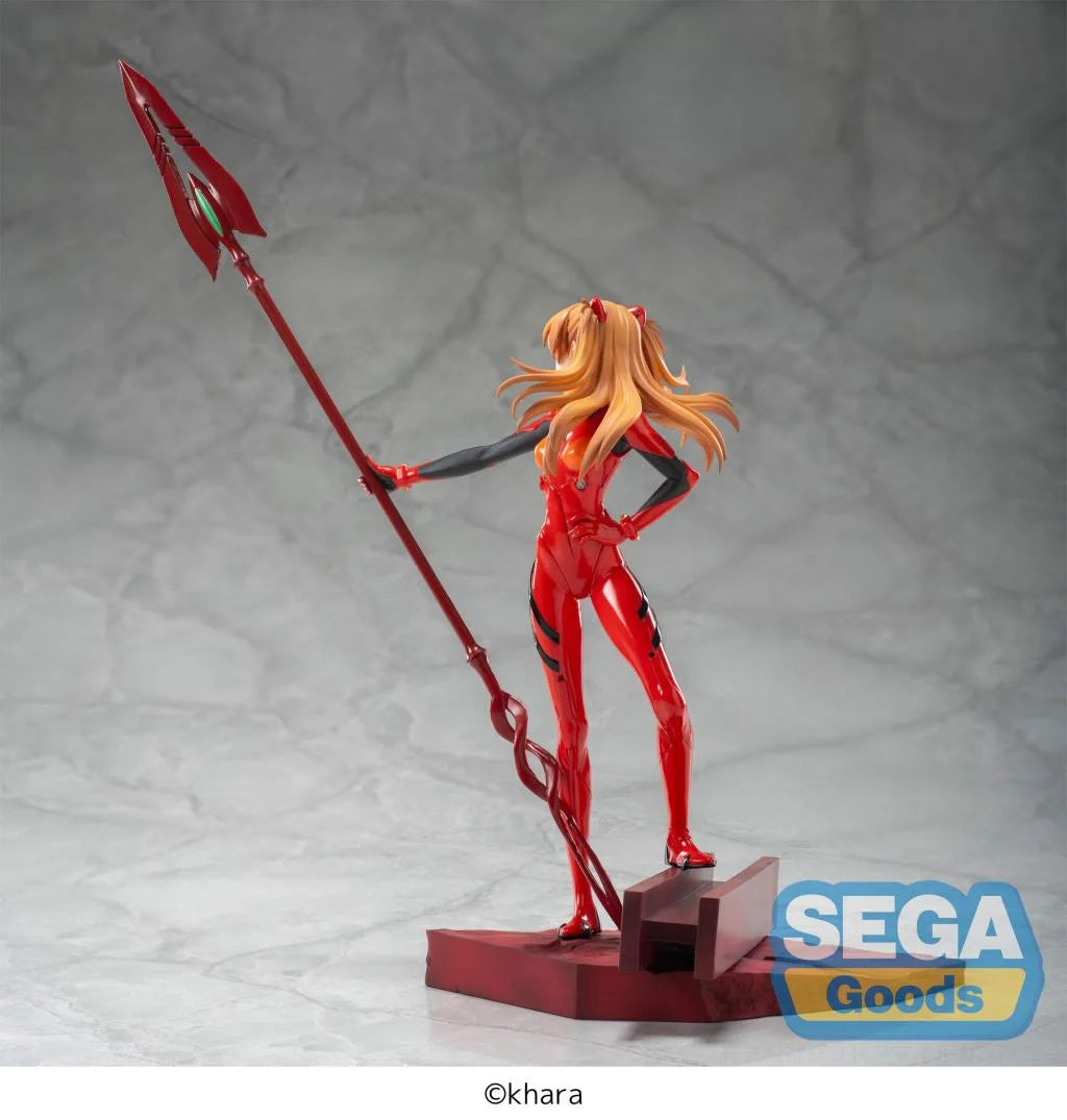 EVANGELION FIGURA SHIKINAMI ASUKA LANGLEY SPEAR OF CASSIUS VER. LUMINASTA