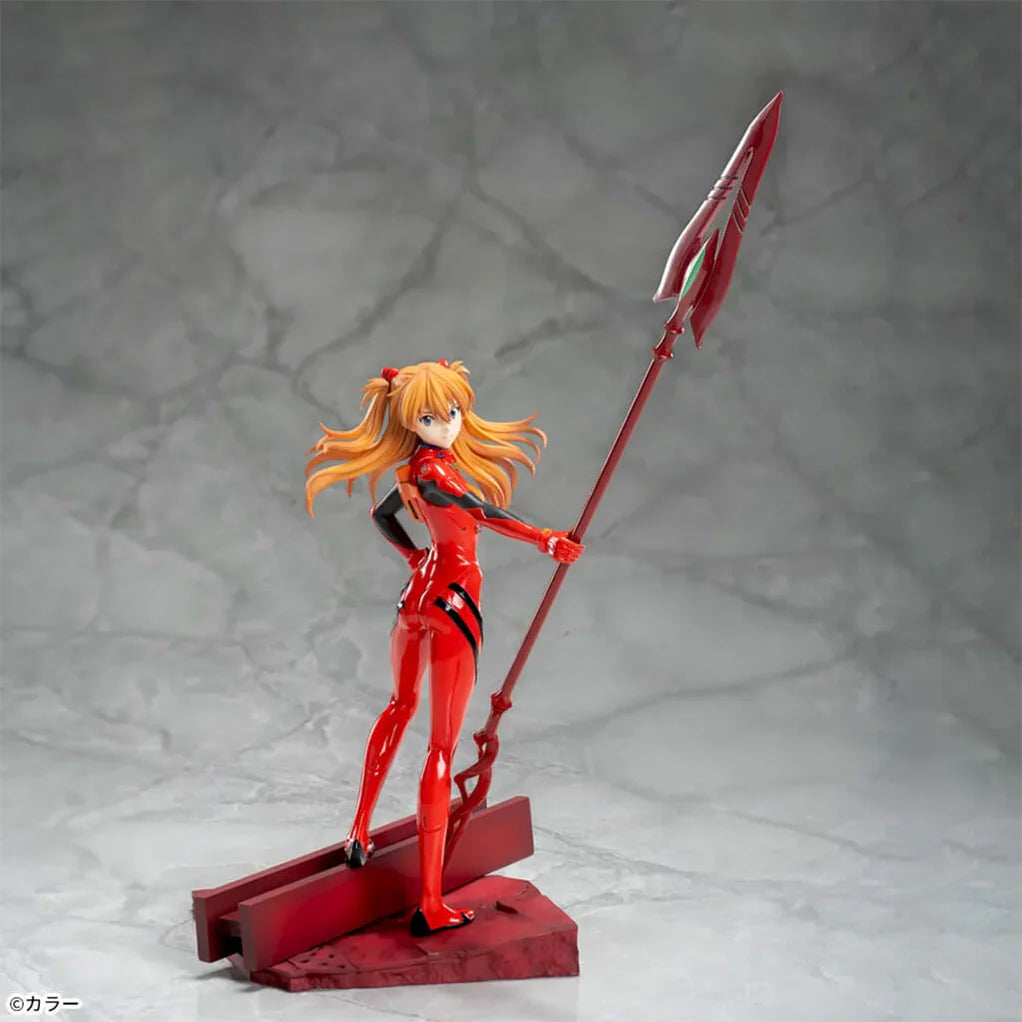 EVANGELION FIGURA SHIKINAMI ASUKA LANGLEY SPEAR OF CASSIUS VER. LUMINASTA