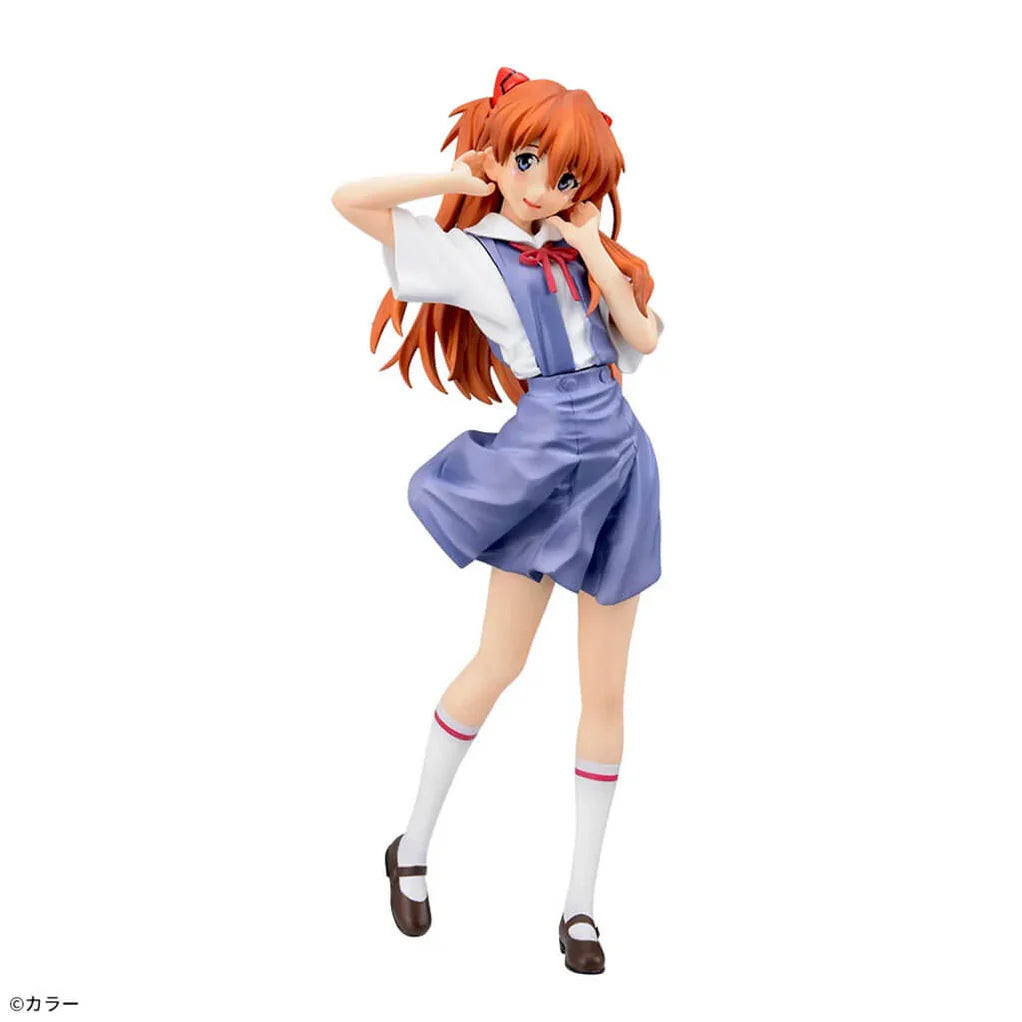 EVANGELION - FIGURA SHIKINAMI ASUKA LANGLEY VERSIÓN UNIFORME PRECINTADA STOCK JAPÓN 5-6 sem.