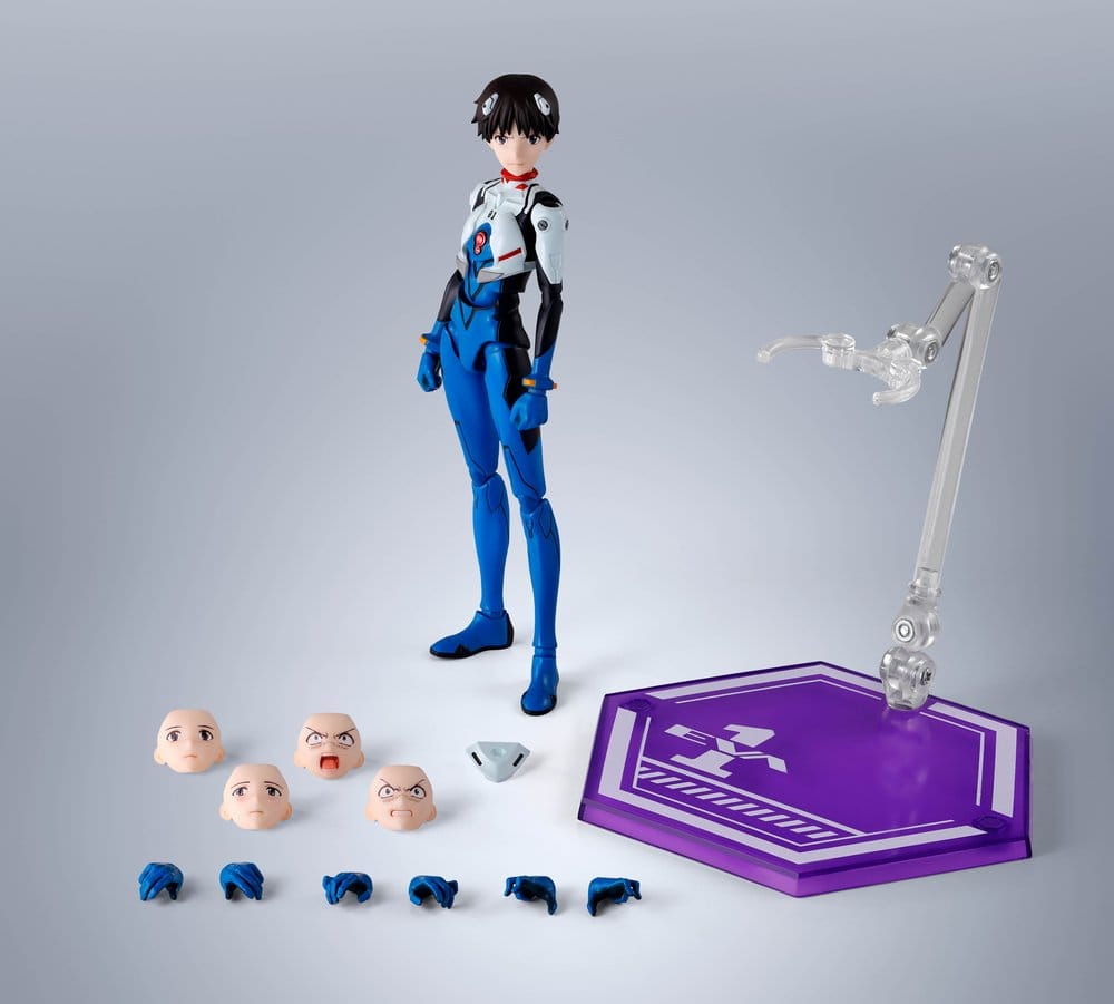 EVANGELION S.H.FIGUARTS FIGURA SHINJI IKARI