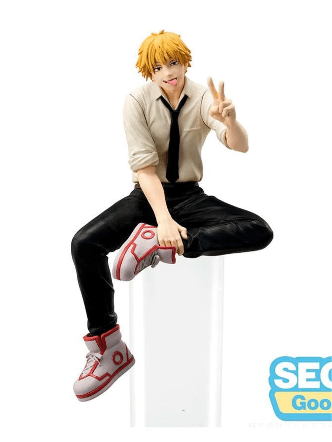 FIGURA CHAINSAW MAN DENJI PERCHING EN XTRALIFE PRECINTADA